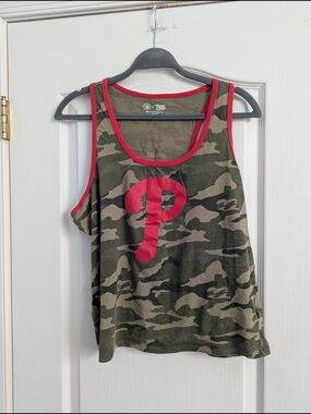 Phillies - Campus Lifestyle Camo Tee with Red Trim